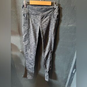 Athleta Gray Leggings with Stretch and Tapered Design